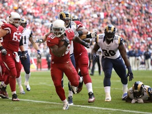 Half-Time Report: Cardinals level with Titans