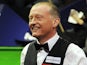 Steve Davis of England smiles during his match against Mark King of England during the Betfred.com World Snooker Championships at the Crucible Theatre on April 20, 2010