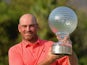 Thomas Bjorn with the trophy after winning the Nedbank Golf Challenge on December 8, 2013