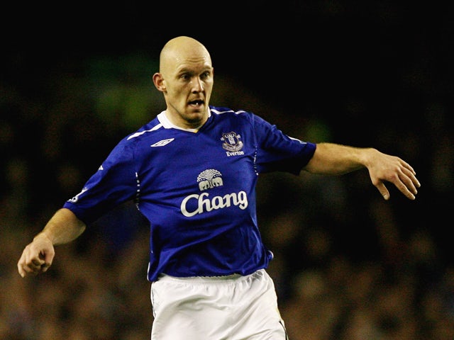 Thomas Gravesen of Everton in action during the Barclays Premier League match between Everton and Bolton Wanderers at Goodison Park on December 26, 2007