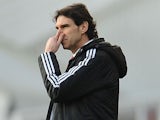 Manager of Middlesbrough Aitor Karanka looks on during the Sky Bet Championship match between Birmingham City and Middlesbrough at St Andrews Stadium on December 7, 2013