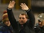 Manager Brendan Rodgers of Liverpool waves to the fans at the final whistle during the Barclays Premier League match against Tottenham Hotspur on December 15, 2013