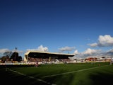  A general view of Southport football clubs ground Haig Avenue during the FA Cup sponsored by E.ON first Round match between Southport and Sheffield Wednesday at Haig Avenue on November 7, 2010