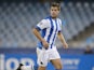Inigo Martinez of Real Sociedad de Futbol in action during the UEFA Champions League group stage match between Real Sociedad de Futbol and Shakhtar Donetsk held on September 17, 2013