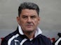Crawley Town manager John Gregory looks on prior to kick off during the FA Cup Second Round match between Bristol Rovers on December 7, 2013