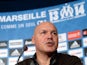 Marseille's sporting director and interim coach Jose Anigo holds a joint press conference with the club's president at the Commanderie in Marseille on December 9, 2013