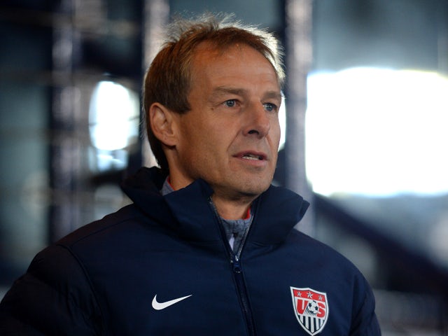 USA manager Jurgen Klinsmann during the International Friendly match between Scotland and USA at Hampden Park on November 15, 2013