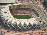 Arena Manaus football stadium in Manaus, Brazil on December 10, 2013