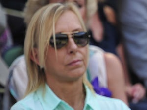 Martina Navratilova watches the Ladies Singles Final at Wimbledon on July 6, 2013