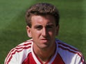 Nigel Winterburn poses for a photo during his time at Arsenal in 1988