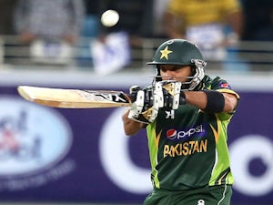 Shahid Afridi of Pakistan bats during the first Twenty20 International match between Pakistan and Sri Lanka on December 11, 2013