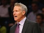 Coach Brett Brown of the Philadelphia 76er in action against the Brooklyn Nets during their game at the Barclays Center on December 16, 2013