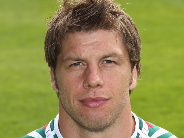 Brett Deacon of Leicester Tigers poses for a portrait during the photocall held at Welford Road on August 24, 2012