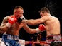 Carl Froch of England in action with Mikkel Kessler of Denmark during their Super Middleweight Unification bout at the O2 Arena on May 25, 2013 
