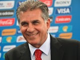Iran national football team coach, Carlos Queiroz, arrives for the final draw of the Brazil 2014 FIFA World Cup, in Costa do Sauipe, Bahia state, Brazil, on December 6, 2013