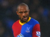 A dejected Danny Gabbidon of Crystal Palace during the Barclays Premier League match between Crystal Palace and Newcastle United and Selhurst Park on December 21, 2013
