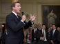 Prime Minister David Cameron speaks during an official reception at Downing Street on September 16, 2013