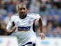 David Ngog of Bolton Wanderers during the Sky Bet Championship match between Bolton Wanderers and Queens Park Rangers at Reebok Stadium on August 24, 2013