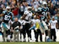 DeAngelo Williams of the Carolina Panthers runs for a touchdown during their game against the New Orleans Saints at Bank of America Stadium on December 22, 2013