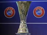 A general shot of the Europa League trophy on June 24, 2013