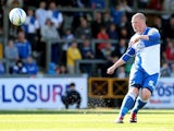 Garry Kenneth of Bristol Rovers in action during the npower League Two match between Bristol Rovers and Northampton Town at Memorial Stadium on October 6, 2012
