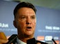 Netherlands coach Louis van Gaal speaks to members of the media after the Final Draw for the 2014 FIFA World Cup Brazil at Costa do Sauipe Resort on December 6, 2013