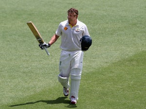 Shane Watson of Australia leaves the ground after being run out for 103 runs during day four of the Third Ashes Test Match between Australia and England at WACA on December 16, 2013