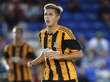 Hull's Tom Cairney in action against Birmingham during a friendly match on July 29, 2013