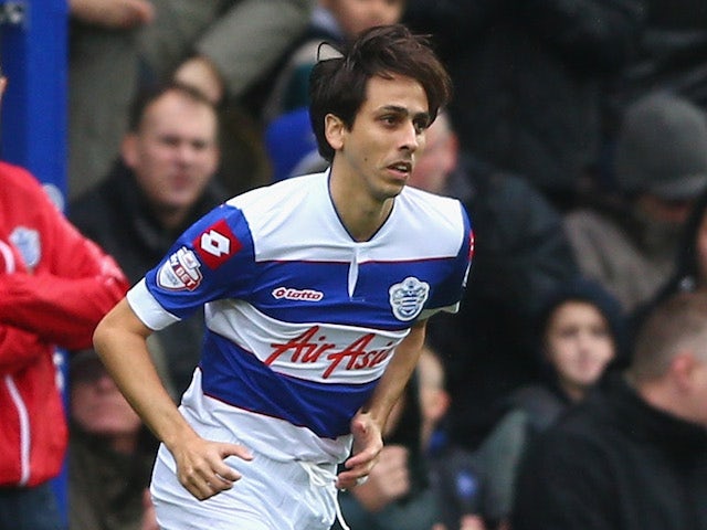 Yossi Benayoun of Queens Park Rangers makes his debut during the Sky Bet Championship match against Leicester City at Loftus Road on December 21, 2013