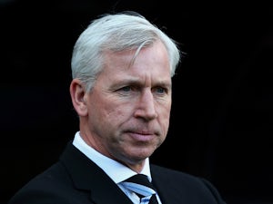 Newcastle manager Alan Pardew on the touchline during the match against Arsenal on December 29, 2013