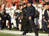 Penn State head coach Bill O'Brien reacts during the game against Wisconsin on November 30, 2013