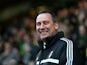 Manager Rene Meulensteen of Fulham during the Barclays Premier League match between Norwich City and Fulham at Carrow Road on December 26, 2013