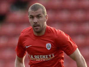 Stephen Dawson of Barnsley during a Pre Season Friendly between Barnsley and Bordeaux at Oakwell Stadium on July 25, 2013