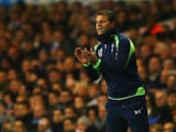 Tottenham head coach Tim Sherwood on the touchline during the Premier League match against Stoke on December 29, 2013
