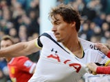 Benjamin Stambouli in action for Tottenham Hotspur on December 28, 2014