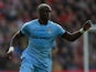 Eliaquim Mangala in action for Manchester City on November 30, 2014