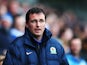 Blackburn manager Gary Bowyer prior to kick-off against Man City in their FA Cup third round match on January 4, 2013