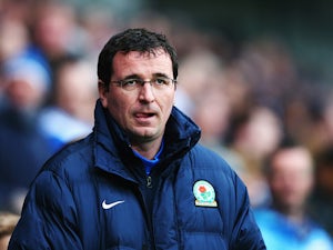 Blackburn manager Gary Bowyer prior to kick-off against Man City in their FA Cup third round match on January 4, 2013