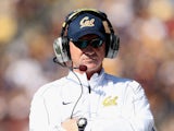 California Golden Bears head coach Jeff Tedford walks the sidelines during their game against the Stanford Cardinal at California Memorial Stadium on October 20, 2012