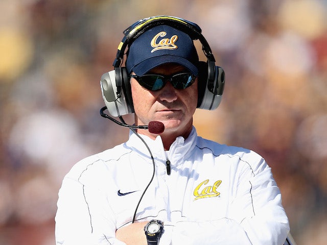 California Golden Bears head coach Jeff Tedford walks the sidelines during their game against the Stanford Cardinal at California Memorial Stadium on October 20, 2012