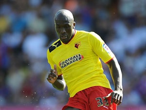 Watford's Nyron Nosworthy in action against Crystal Palace during their Championship match on August 18, 2012