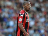 Bournemouth's Wes Thomas in action against Portsmouth during their Capital Cup first round match on August 6, 2013