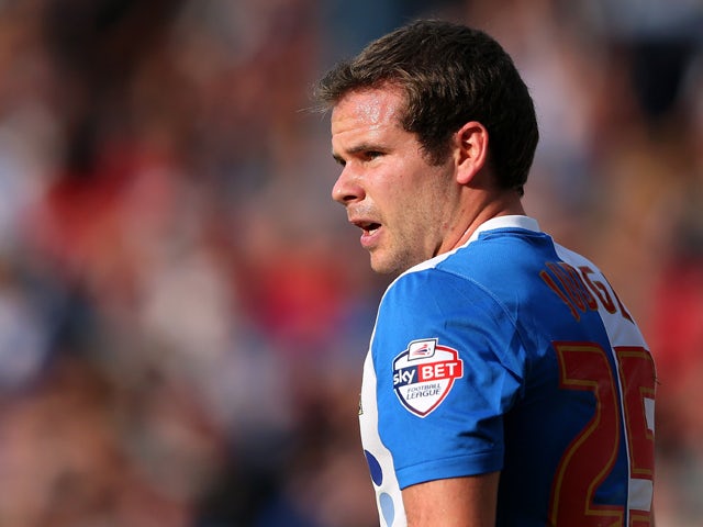 Alan Judge of Blackburn Rovers during the Sky Bet Championship match between Blackburn Rovers and Huddersfield Town at Ewood Park on September 21, 2013