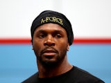 Audley Harrison during a media workout at the English Institute of Sport on April 24, 2013