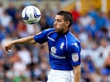 Birmingham's Darren Ambrose in action against Charlton during their Championship match on August 18, 2012