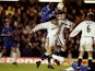 George Weah scores on his Chelsea debut against Tottenham Hotspur on January 12, 2000.