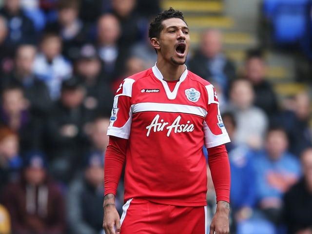 Jay Bothroyd of Queens Park Rangers reacts during the Barclays Premier League match between Reading and Queens Park Rangers at the Madejski Stadium on April 28, 2013