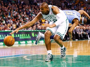Boston Celtics' Leandro Barbosa in action against Denver Nuggets on February 10, 2013
