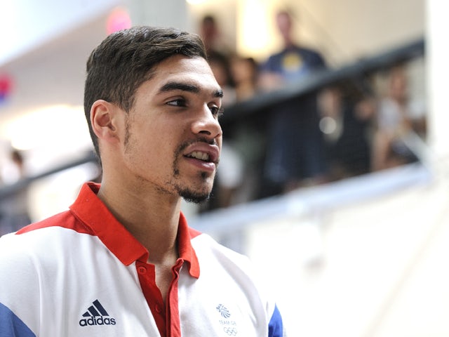 Olympic medal winner Louis Smith visits Huntingdon Gymnastics Club to inspire the nation to join in local sports on August 18, 2012