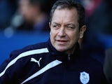 Stuart Gray manager of Sheffield Wednesday looks on during the Sky Bet Championship match between Sheffield Wednesday and Leeds United at Hillsborough Stadium on January 11, 2014
